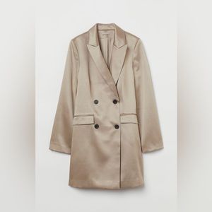 H&M Satin Blazer Dress